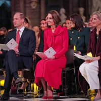 Previously unissued photo dated 08/12/21 Prince William, Duke of Cambridge, Catherine, Duchess of Cambridge and Sophie, Countess of Wessex take part...