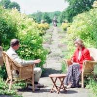 Prince Charles, is interviewed by members of the welsh press, regrading the upcoming 25th anniversary of his Investiture of the Prince of Wales ,...