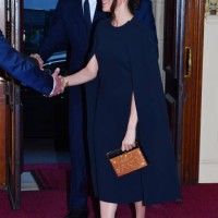 Prince Harry and Meghan Markle arrive at the Royal Albert Hall to attend a star-studded concert to celebrate the Queen's 92nd birthday on April 21,...