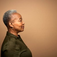 profile shot of african american senior woman, shot on studio. - fashion stock pictures, royalty-free photos & images