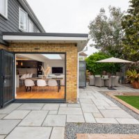 property exteriors - garden decoration stockfoto's en -beelden