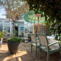 property gsrden exteriors - garden decoration stock pictures, royalty-free photos & images