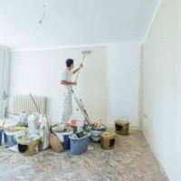 property service - architect painters and workers - home decoration stock pictures, royalty-free photos & images