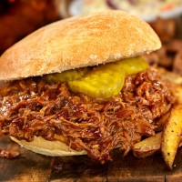 pulled pork sandwich - junk food stock pictures, royalty-free photos & images
