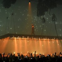 Rapper Kanye West performs at the Forum on October 25, 2016 in Inglewood, California.
