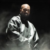 Rapper Kanye West performs onstage during the 