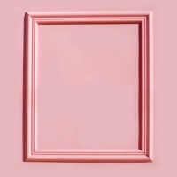 real pink picture frame on pink wall background. - home decoration stock pictures, royalty-free photos & images