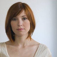 red headed woman portrait - hairstyle stock pictures, royalty-free photos & images