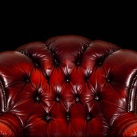 red leather armchair - fashion stock pictures, royalty-free photos & images