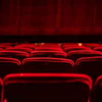 red seats and curtains of an empty theater - concert stock pictures, royalty-free photos & images