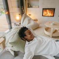 relaxing moments in my living room - home decoration stock pictures, royalty-free photos & images