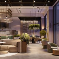 rendu 3d d’un intérieur de restaurant luxueux - home decoration photos et images de collection