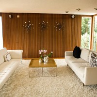 retro living room - home decoration stock pictures, royalty-free photos & images