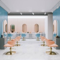 retro styled beauty salon - home decoration stock pictures, royalty-free photos & images