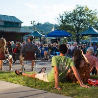 rhythm and roots festival in bristol, tn/va - concert stock pictures, royalty-free photos & images