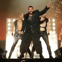Ricky Martin performs onstage at LA Pride in the Park concert held at Los Angeles State Historic Park on June 8, 2024 in Los Angeles, California.
