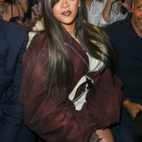 Rihanna attends the A$AP Rocky X American Sabotage by AWGE Menswear Spring/Summer 2025 show as part of Paris Fashion Week on June 21, 2024 in Paris,...