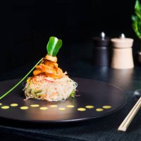 rise noodle with calamari - food stock pictures, royalty-free photos & images