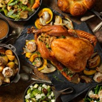 roast turkey dinner - food stock pictures, royalty-free photos & images