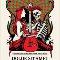 rock poster - concert stock illustrations