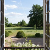 room with a view - garden decoration stock pictures, royalty-free photos & images