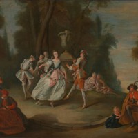 Rustic Dance, 18th-19th century. Artist Unknown.