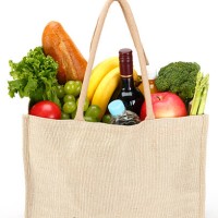 sac de course écologique - food photos et images de collection