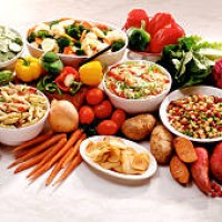salads and sides - food photos et images de collection