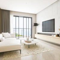 salon minimaliste moderne - home decoration photos et images de collection