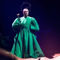 Sam Smith performs at The O2 Arena during their GLORIA tour on April 18, 2023 in London, England.