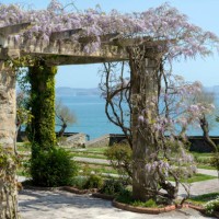 santander coastline, northern spain - garden decoration stock pictures, royalty-free photos & images