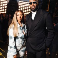 Savannah James and LeBron James attend the the Louis Vuitton Menswear Spring/Summer 2024 show as part of Paris Fashion Week on June 20, 2023 in...