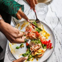 savoring a delicious gourmet meal - food stock pictures, royalty-free photos & images