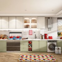 scandinavian style domestic kitchen - food stock pictures, royalty-free photos & images