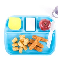 school lunch - junk food stock-fotos und bilder