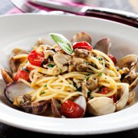 seafood and pasta,sicily,spaghetti - food stock pictures, royalty-free photos & images