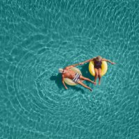 senior couple enjoy sea water - travel stock pictures, royalty-free photos & images