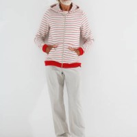 senior man wearing hooded top standing, hands in pockets - fashion stock pictures, royalty-free photos & images
