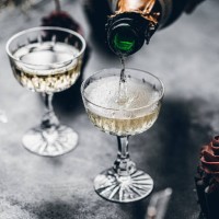 serving drinks for new years party - home decoration stock pictures, royalty-free photos & images