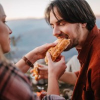 sharing a sandwich - food stock pictures, royalty-free photos & images