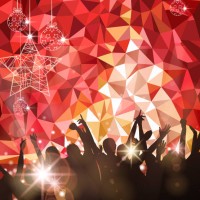 shiny party - concert stock illustrations