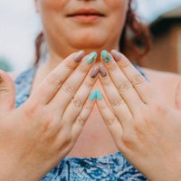 showing nail art - nails art stock pictures, royalty-free photos & images