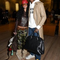 Sierra Renas, Cjay Syre at the Coach Fall RTW 2025 fashion show as part of New York Fashion Week held at the Park Avenue Armory on February 10, 2025...