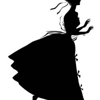 silhoutte of woman - fashion stock illustrations