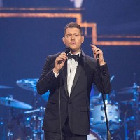 Singer-songwriter Michael Bublé performs in concert at the Frank Erwin Center on August 3, 2014 in Austin, Texas.