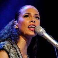 Singer Alicia Keys performs on stage at the Royal Theater on January 18, 2010 in Madrid, Spain.