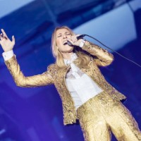 Singer Celine Dion performs on the stage in concert at Cotai Strip Cotai Arena on June 29, 2018 in Macau, China.