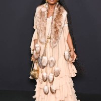 Singer Doechii attends the Chloe Womenswear Fall/Winter 2025-2026 show as part of Paris Fashion Week at on March 06, 2025 in Paris, France.