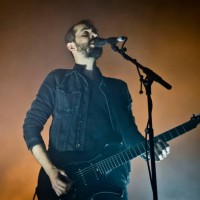 Singer Greg Gonzalez of the American band Cigarettes After Sex performs live on stage during a concert at the Columbiahalle on May 16, 2018 in...
