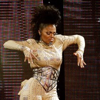 Singer Janet Jackson performs onstage during her